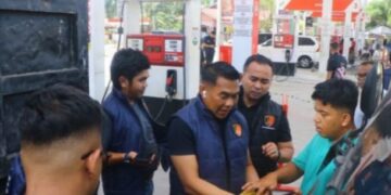 POLDA SUMBAR SIDAK SPBU DI PAYAKUMBUH DAN LIMAPULUH KOTA BERANTAS PENYALAHGUNAAN BBM BERSUBSIDI 