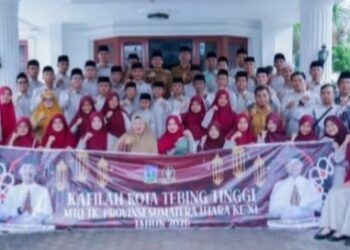 WALI KOTA TEBING TINGGI LEPAS KAFILAH MTQ KE TINGKAT PROVINSI