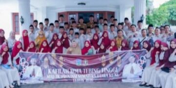 WALI KOTA TEBING TINGGI LEPAS KAFILAH MTQ KE TINGKAT PROVINSI