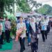 KETUA TP PKK TEBING TINGGI SAMBUT HANGAT KETUA TP PKK PROVINSI SUMATERA UTARA DI KELURAHAN RANTAU LABAN