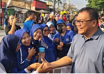 PEMKAB DELI SERDANG GELAR CAR FREE DAY DISEPUTARAN LAPANGAN TENGKU RAJA MUDA LUBUK PAKAM