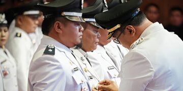76 Kepala Desa Terpilih Hasil Pilkades Serentak Tahun 2026 Dilantik Bupati Deli Serdang dr. H. Asri Ludin Tambunan 