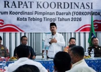 RAPAT KOORDINASI FORKOPIMDA KOTA TEBING TINGGI 