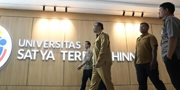 Bupati Deli Serdang dr. H. Asri Ludin Tambunan Dampingi Mendiktisaintek Brian Yuliarto Resmikan Universitas ST Bhinneka