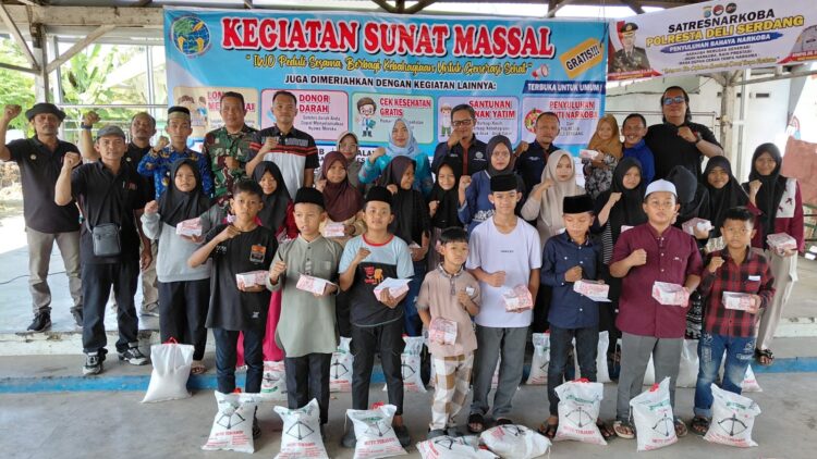 Ikatan Wartawan Online (IWO) Deli Serdang Adakan Kegiatan Bakti Sosial Donor Darah Hingga Khitanan Massal Gratis