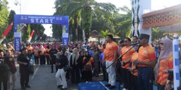 8000 Peserta Ramaikan Kegiatan Fun Walk HUT Ke-26 APKASI dan Hari Jadi Deli Serdang Ke-80