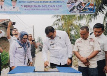 Revitalisasi Perumahan Nelayan Asri Desa Paluh Sibaji, Wujud Nyata Pemkab Deli Serdang Terus Tata Kawasan Pesisir 