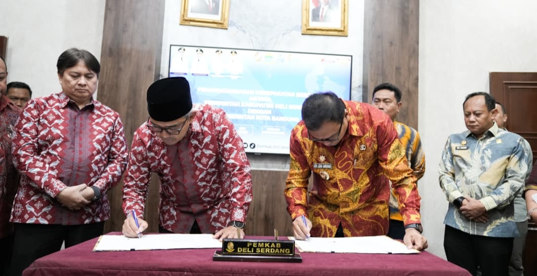 Kerjasama Pemkab Deli Serdang Dengan Pemko Bandung, Optimalkan Kawasan Strategis Dan Pengelolaan Kawasan Penyangga Bandara Kuala Namu  - IMG 20260704 004026