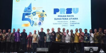 PEKAN RAYA SUMATERA UTARA KE-50 RESMI DIBUKA WAGUBSU