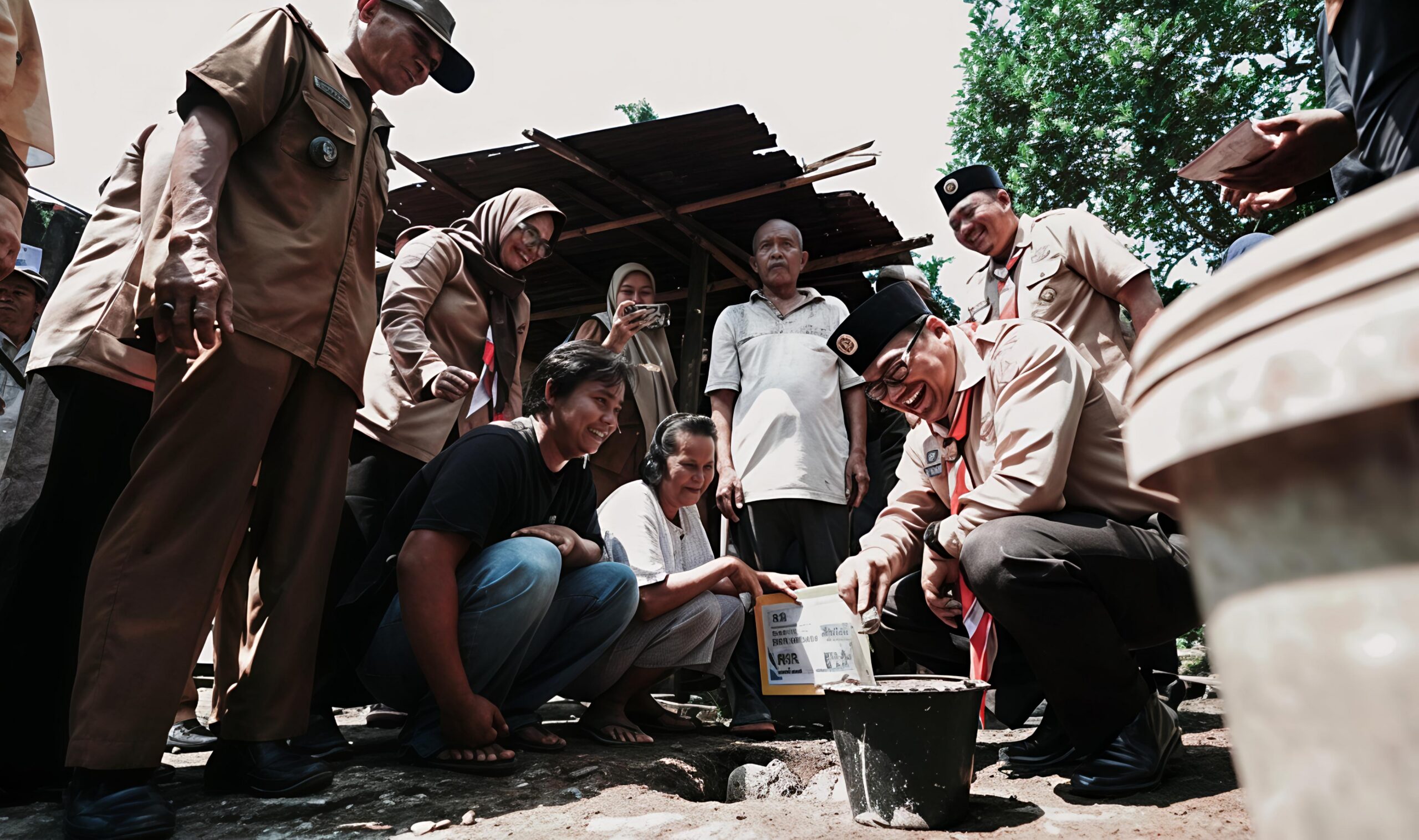 Bupati dr. H. Asri Ludin Tambunan Lakukan Peletakan Batu Pertama Pembangunan Empat Rumah Layak Huni Di Pancurbatu - IMG 20260708 094958 scaled