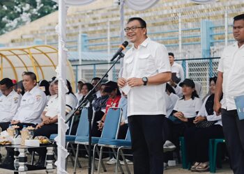 BUPATI DELI SERDANG BUKA GALA SISWA SMP CABANG SEPAKBOLA DAN TURNAMEN CATUR TAHUN 2026