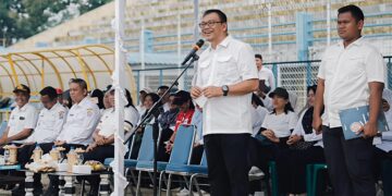 BUPATI DELI SERDANG BUKA GALA SISWA SMP CABANG SEPAKBOLA DAN TURNAMEN CATUR TAHUN 2026