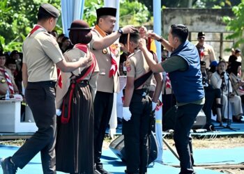 Jambore Daerah Sumut XI Berakhir, Gubsu Bobby Afif Nasution Hadiahi 19 Petugas Upacara Berangkat Ke Jamnas 2026 Di Cibubur Jakarta 