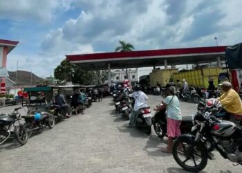 Pembelian BBM Pertalite Masih Sulit Dan Antri Di Kota Tebing Tinggi