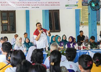 Bupati Deli Serdang Asri Ludin Tambunan Kunker Ke Namorambe, Apresiasi Capaian Pembayaran Pajak Lampaui 60 Persen