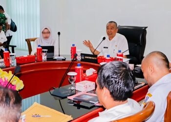Sekdako Erwin Suheri Damanik Pimpin Rapat High Level Meeting Tim Pengendalian Inflasi Daerah Kota Tebing Tinggi 