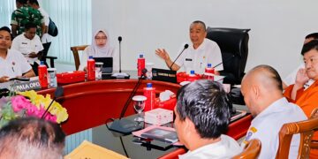 Sekdako Erwin Suheri Damanik Pimpin Rapat High Level Meeting Tim Pengendalian Inflasi Daerah Kota Tebing Tinggi 