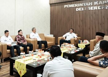 Bupati Asri Ludin Tambunan, Terima Audiensi Pengurus Federasi Akuatik Indonesia Kabupaten Deli Serdang