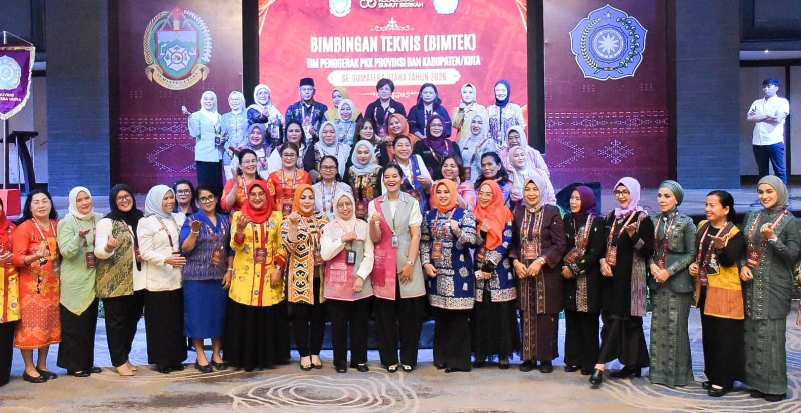 Ketua TP PKK Deli Serdang Ikuti Bimtek Tim Penggerak PKK Kabupaten/ Kota Se-Sumut Tahun 2026 - IMG 20260722 172546