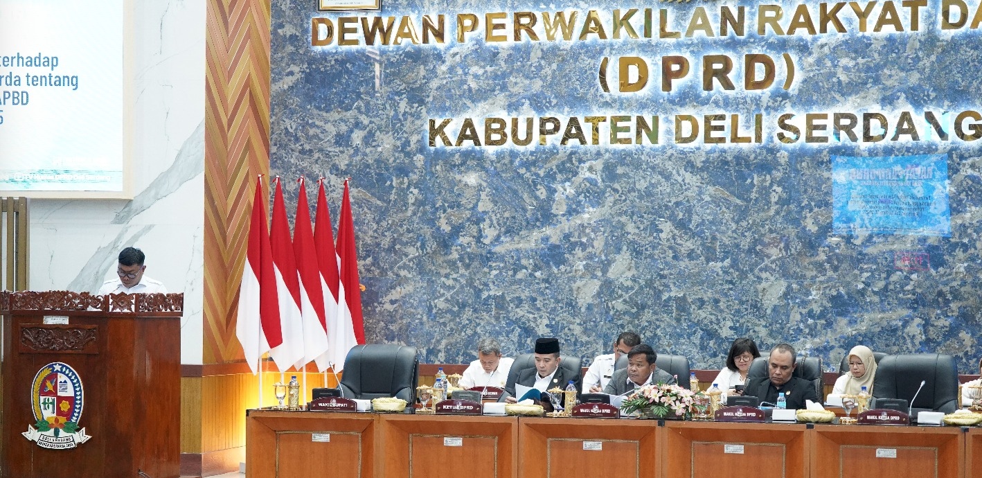 Sidang Paripurna DPRD Deli Serdang Penyampaian Jawaban Bupati Atas Pandangan Umum Fraksi Terhadap Ranperda 5 Sidang Paripurna DPRD Deli Serdang Penyampaian Jawaban Bupati Atas Pandangan Umum Fraksi Terhadap Ranperda - IMG 20260722 174600
