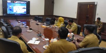 Melalui Zoom Meeting, Wabup Deli Serdang Ikuti Kegiatan Penguatan Perpres No. 8 Tahun 2026