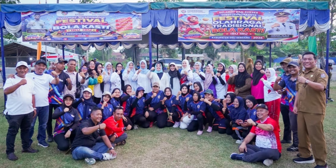 FESTIVAL BOLA KASTI ANTAR IBU-IBU DI PAGAR MERBAU DELI SERDANG - IMG 20260727 215457