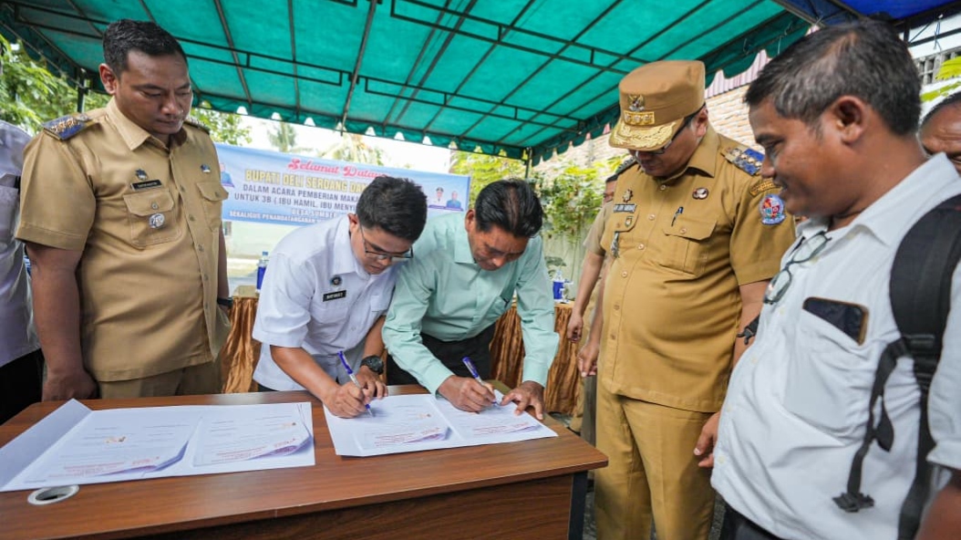 Bupati Deli Serdang Pastikan Ibu Hamil Dapatkan Pendampingan Dari Nakes, Dari Pemberian Tablet Tambah Darah Dan Pemeriksaan Kehamilan Di Posyandu - IMG 20260727 215818