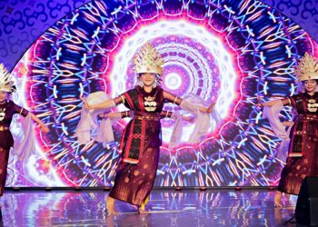 Pentas Seni “Ragam Pesona Kota Lemang” Tebing Tinggi, Pukau Pengunjung Panggung Budaya PRSU Ke-50 