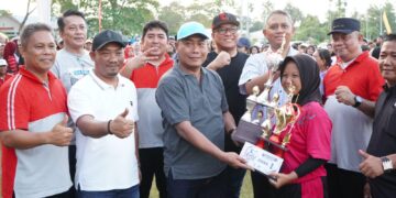 Tim Lemak Manis Serenci Desa Tanjung Mulia, Raih Juara I Festival Olahraga Tradisional Bola Kasti