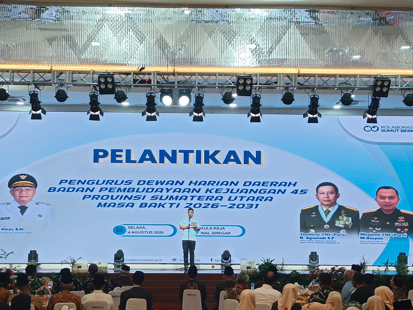KETUA DEWAN PARIPURNA DHN 45 LANTIK PENGURUS DHD BPK 45 SUMUT   - IMG 20260804 WA0003