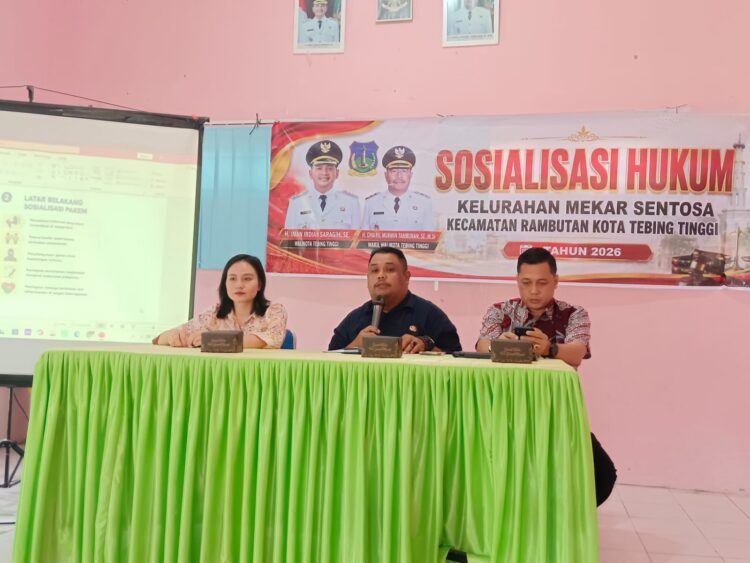 Kelurahan Mekar Sentosa Kecamatan Rambutan Kota Tebingtinggi Selenggarakan Sosialisasi Hukum 2 Kelurahan Mekar Sentosa Kecamatan Rambutan Kota Tebingtinggi Selenggarakan Sosialisasi Hukum