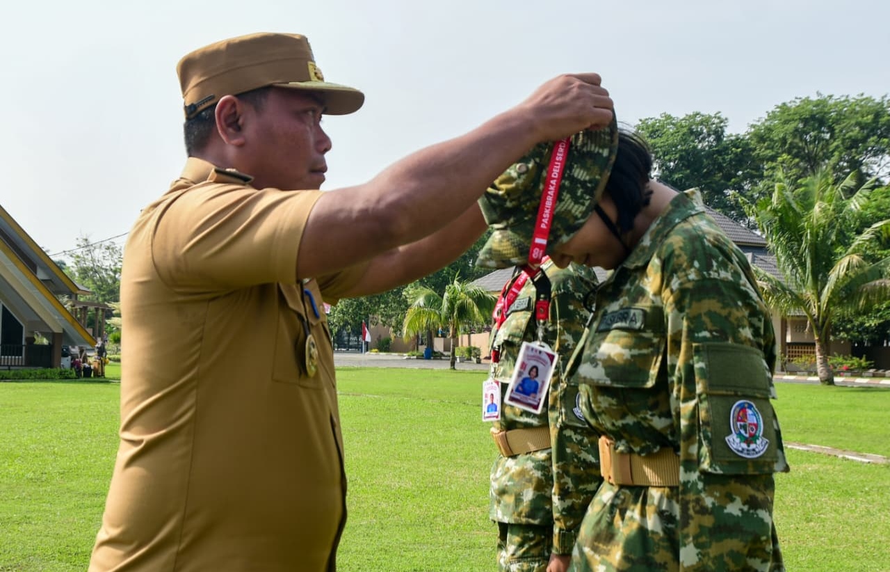 45 Calon Paskibraka Deli Serdang Ikuti Diklat Di Cadika Pramuka Lubuk Pakam  - IMG 20260804 193551