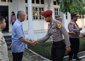 PEMKO TEBING TINGGI SAMBUT KEDATANGAN ROMBONGAN TARUNA AKPOL DI SRMA 3 
