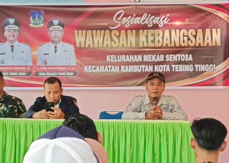 Lurah Mekar Sentosa Tebing Tinggi Adakan Sosialisasi Wawasan Kebangsaan