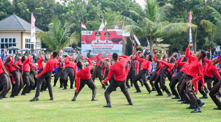 Apel Paskibraka Dan Pasukan Pengibar Bendera Kecamatan Se-Kabupaten Deli Serdang Tahun 2026 Di Taman Cadika Pramuka