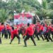 Apel Paskibraka Dan Pasukan Pengibar Bendera Kecamatan Se-Kabupaten Deli Serdang Tahun 2026 Di Taman Cadika Pramuka