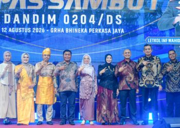 Pisah Sambut Dandim 0204/DS, Letkol Inf Wahidin Sobar Gantikan Letkol Arh Agung Pujiantoro
