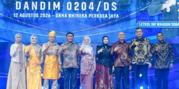 Pisah Sambut Dandim 0204/DS, Letkol Inf Wahidin Sobar Gantikan Letkol Arh Agung Pujiantoro