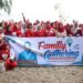 TP PKK TEBING TINGGI GELAR FAMILY GATHERING DALAM RANGKA HUT RI KE-81 DI PANTAI SENTANG