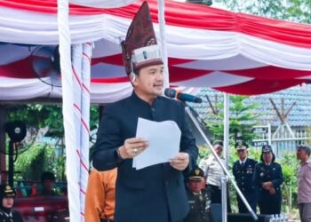 WALI KOTA IMAN IRDIAN SARAGIH PIMPIN APEL PEMBERIAN REMISI 720 WARGA BINAAN DI LAPAS KELAS IIB TEBING TINGGI 