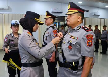 Kompol Muhammad Haris Sihite Jabat Wakapolres Tebing Tinggi, Sertijab Dipimpin Kapolres AKBP Rina Frilliya 