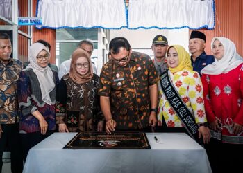 Bupati Deli Serdang dr. H. Asri Ludin Tambunan Resmikan Sentra Anak Berkebutuhan Khusus Di Kecamatan Pagar Merbau