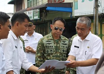 Tim Satgas Nasional Bencana Alam Tinjau Lokasi Terdampak Banjir Di Kota Tebing Tinggi 