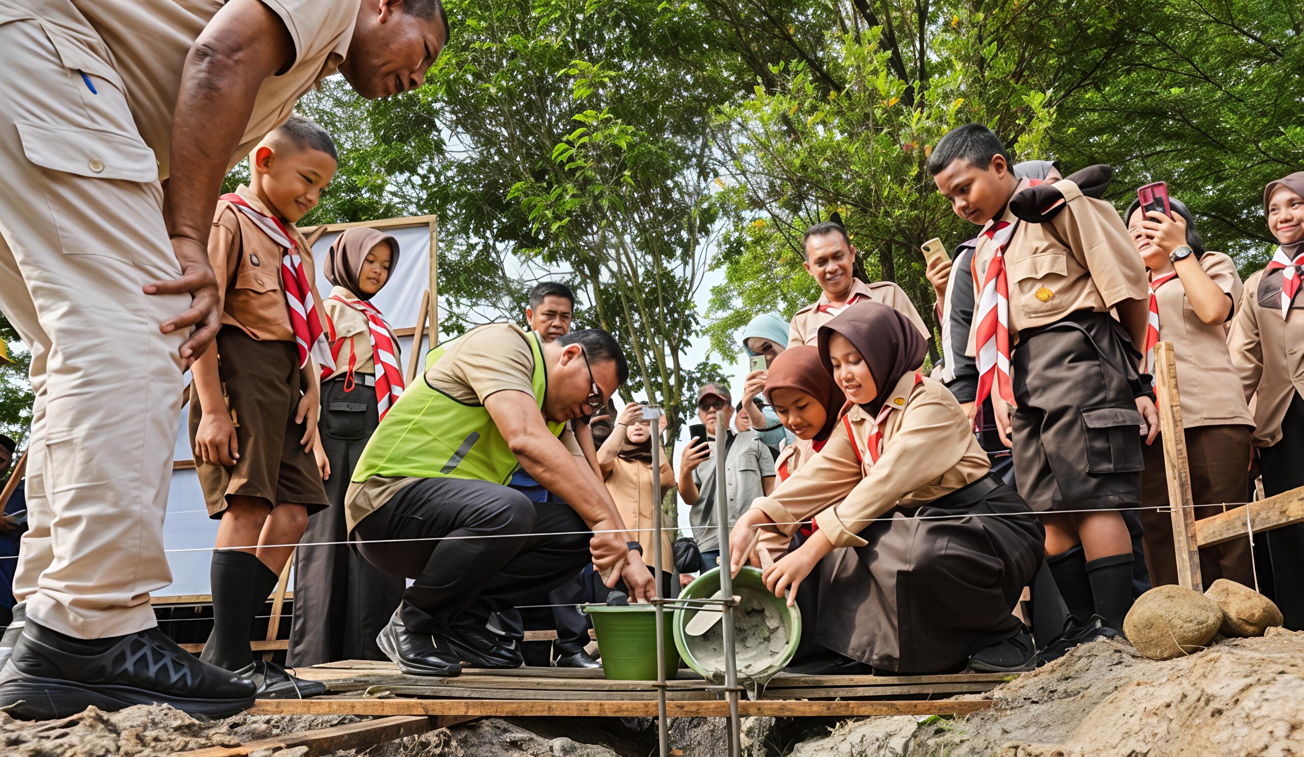 SMP Negeri 1 Beringin Mendapat Tambahan Tiga Ruang Kelas Baru - IMG 20260829 175020 scaled
