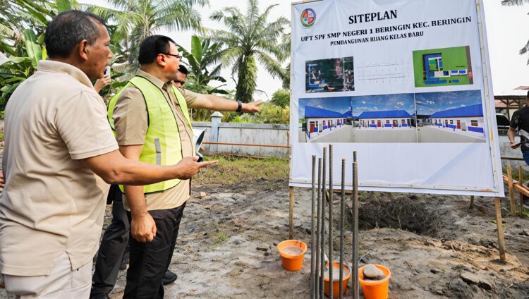 SMP Negeri 1 Beringin Mendapat Tambahan Tiga Ruang Kelas Baru