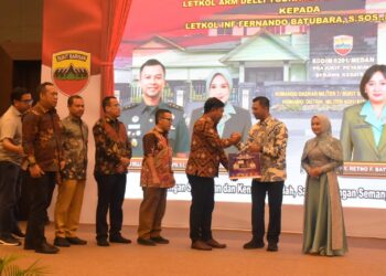 Wabup Deli Serdang Hadiri Pisah Sambut Dandim 0201/Medan, Letkol Inf Fernando Batubara Menggantikan Letkol Arm Delli Yudha Adi Nurcahyo