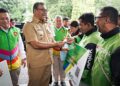24 Pengemudi Ojol Warga Deli Serdang Mendapat Kepesertaan BPJS TK Gratis
