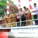 Resmikan Jembatan Merah Putih, Wali Kota dan Kapolres Tebing Tinggi Beri Kemudahan Warga Mandailing 