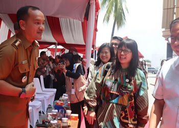Wali Kota Iman Irdian Saragih Bersama Wamen Diktisaintek Prof. Stella Christie, Hadiri PKKMB ST Bhinneka Medan