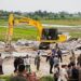 Bupati Deli Serdang Bongkar Bangunan Dikawasan Lahan Sawah Dilindungi Di Beringin 